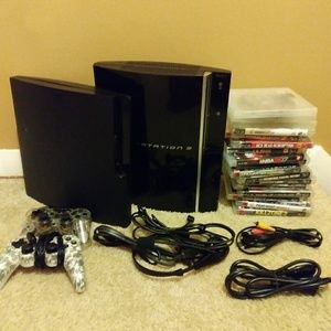 pre-owned ps3 controls and games